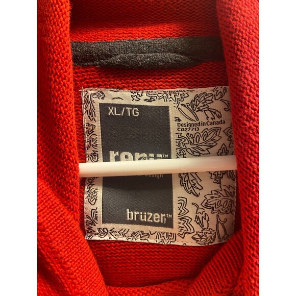 Nebraska Cornhuskers Women XL Red White Cotton Knit Sweater Hoodie - Picture 6 of 7